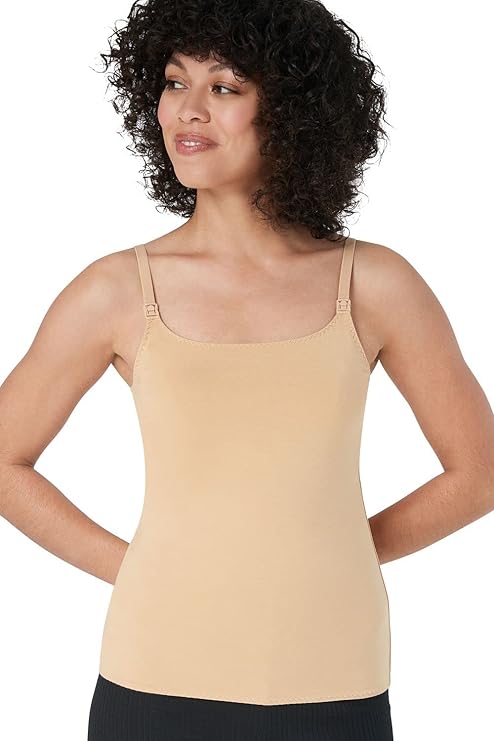 storq *喂养和柔软触感哺乳背心,带可调节肩带